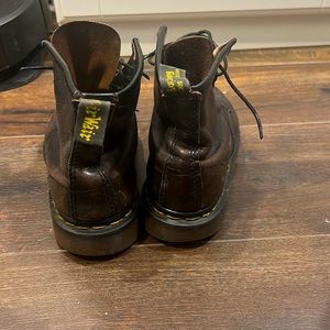 Vintage doc martens 30 years old, worn moderately just need a little shine.